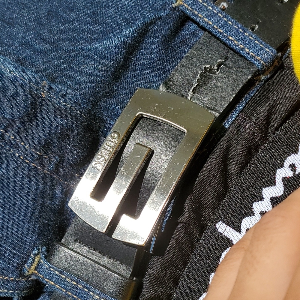 Guess belt buckle